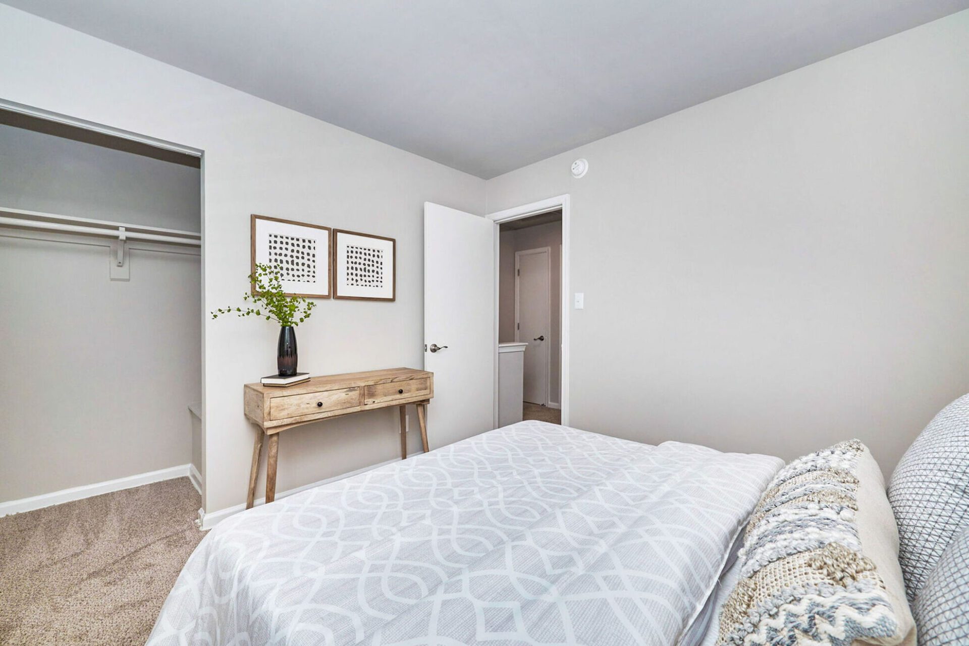 Asbury Place - Bedroom & Open Closet Lavish and New Two-Bedroom Apartments